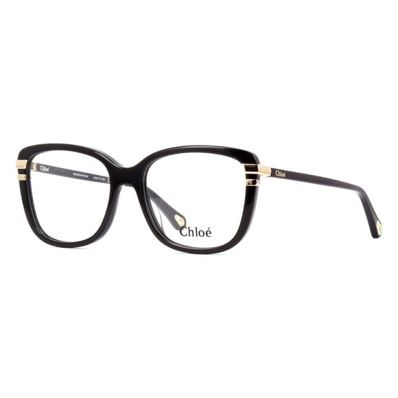 New Authentic  CHLOE Black Square CH0119O 001 Glasses Women - Picture 1 of 4